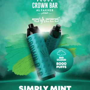 Al Fakher Vape Crown Bar Big Cloud 8000 Puffs 5% Nikotynowy jednorazowy Vape Hurtowy - Magazyn europejski - BeerVape - 10