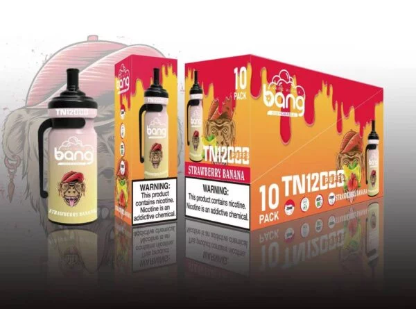 Bang Tn 12000 Puffs 0% 2% 3% 5% Никотиновая одноразовая вейп оригинальная электронная сигарета оптом - BeerVape - 7