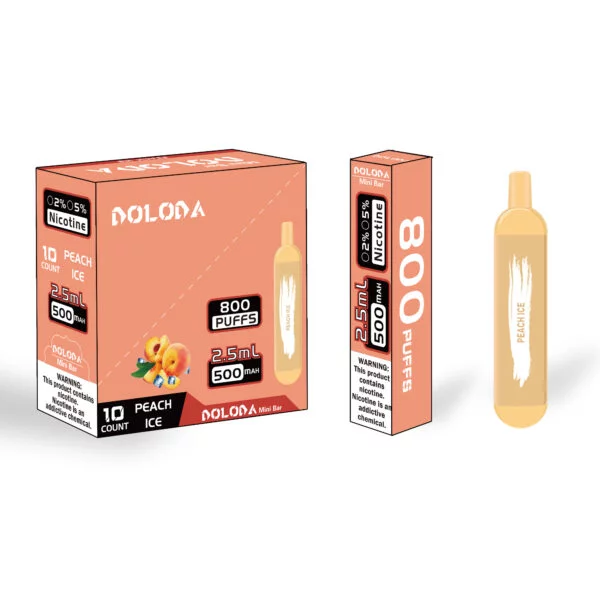 DOLODA Mini bar 800 Soffi 2% Sigarette elettroniche usa e getta ricaricabili alla nicotina Vape all'ingrosso - BeerVape - 2