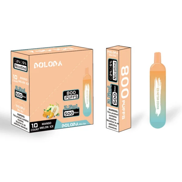 DOLODA Mini bar 800 Soffi 2% Sigarette elettroniche usa e getta ricaricabili alla nicotina Vape all'ingrosso - BeerVape - 8