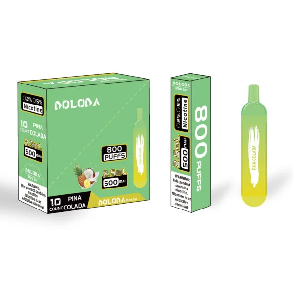 DOLODA Mini bar 800 Soffi 2% Sigarette elettroniche usa e getta ricaricabili alla nicotina Vape all'ingrosso - BeerVape - 7