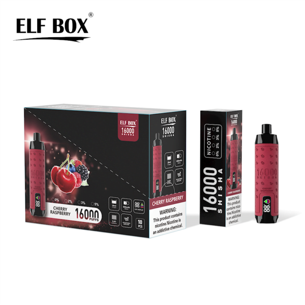 ELF BOX SHISHA 16000 Puffs 0%/2%/3%/5% Nicotina Reîncărcabil Vape de unică folosință Comerț cu ridicata - BeerVape - 3