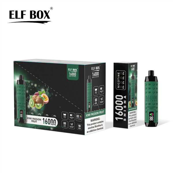 ELF BOX SHISHA 16000 Puff-uri 0%/2%/3%/5% Nicotină Reîncărcabilă Vape de unică folosință En-gros - BeerVape - 10