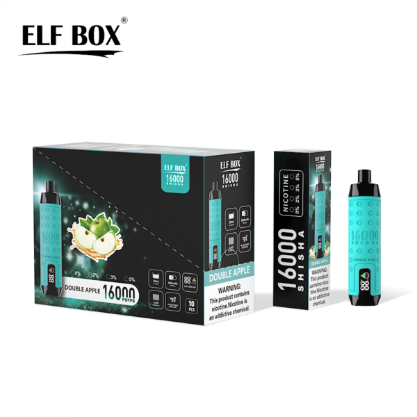 ELF BOX SHISHA 16000 Puffs 0%/2%/3%/5% Nicotina Reîncărcabil Vape de unică folosință Comerț cu ridicata - BeerVape - 11