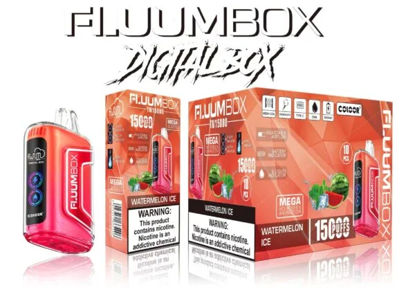FluuM Digital Box TN 15000 Puffs 0% 2% 3% 5% Nikotinová dobíjecí jednorázová vape pera Pody s e-cigaretami velkoobchod – BeerVape – 7