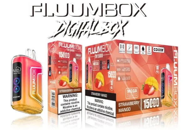 FluuM Digital Box TN 15000 Puffs 0% 2% 3% 5% Nikotinová dobíjecí jednorázová vape pera Pods e-cigarety velkoobchod – BeerVape – 11