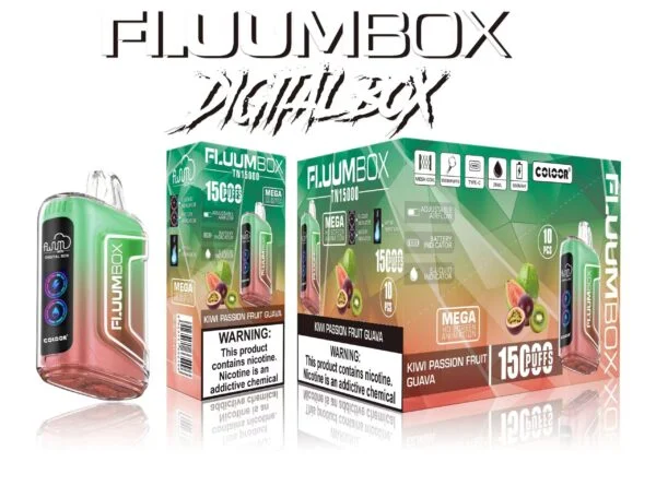 FluuM Digital Box TN 15000 Puffs 0% 2% 3% 5% Nikotinová dobíjecí jednorázová vape pera Pods e-cigarety velkoobchod – BeerVape – 10