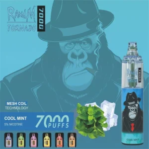 RandM Tornado 7000 Puffs 0% 2% 3% 5% Nikotin eldobható Vape nagykereskedés - BeerVape - 9