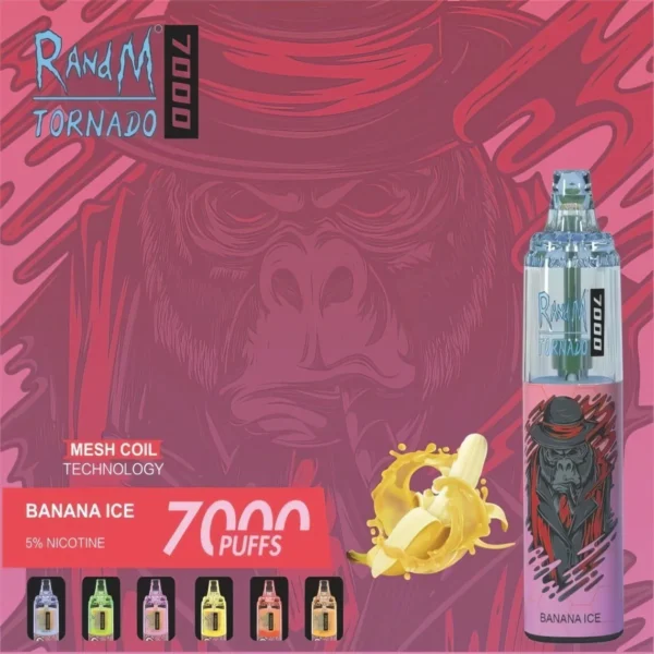 RandM Tornado 7000 Puffs 0% 2% 3% 5% Nikotin Eldobható Vape Nagyker - BeerVape - 6