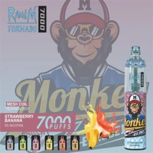 RandM Tornado 7000 Puffs 0% 2% 3% 5% Nikotin eldobható Vape nagykereskedés - BeerVape - 11