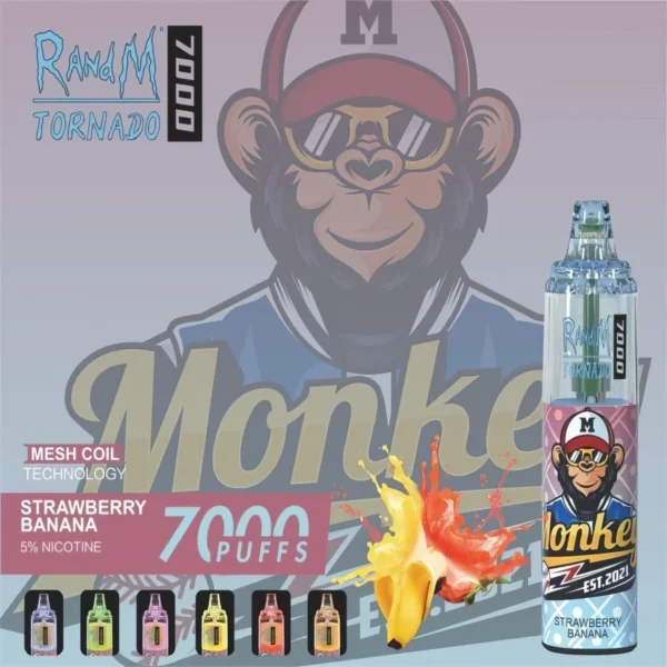 RandM Tornado 7000 Puffs 0% 2% 3% 5% Nikotin eldobható Vape nagykereskedés - BeerVape - 4