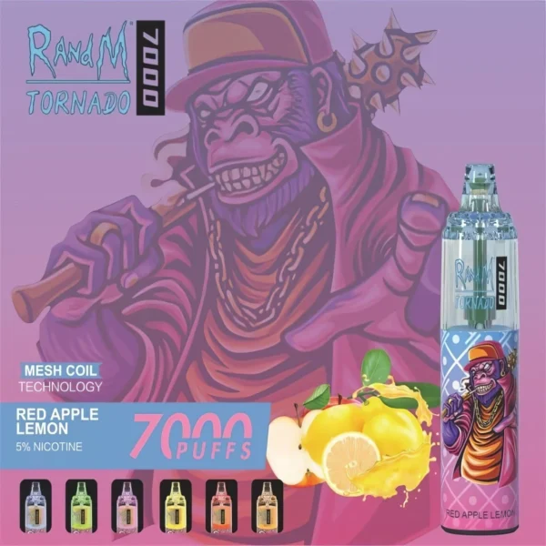 RandM Tornado 7000 Puffs 0% 2% 3% 5% Nikotin eldobható Vape nagykereskedés - BeerVape - 3