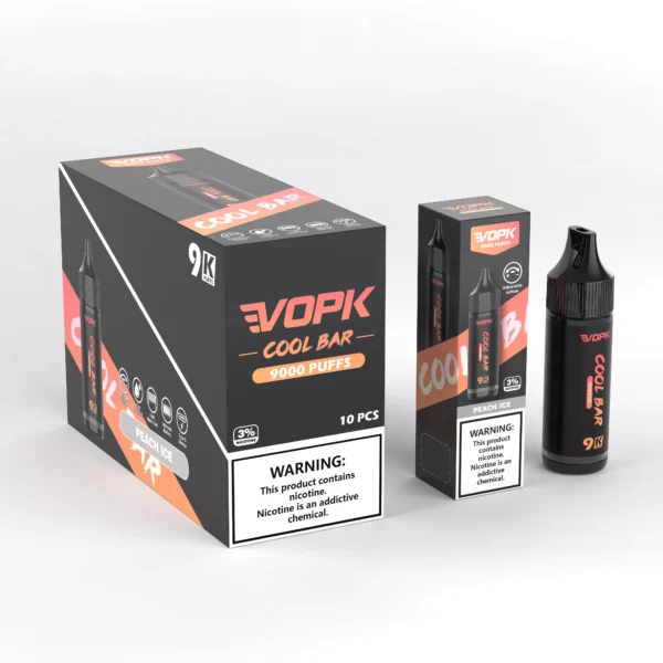 VOPK COOL BAR-9000 PUFFS 0% 2% 3% 5% Nikotin disponibel vape grossist - BeerVape - 9