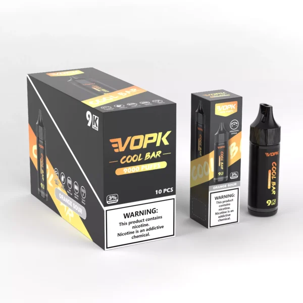 VOPK COOL BAR-9000 PUFFS 0% 2% 3% 5% Nicotine Disposable Vape Partihandel - BeerVape - 6