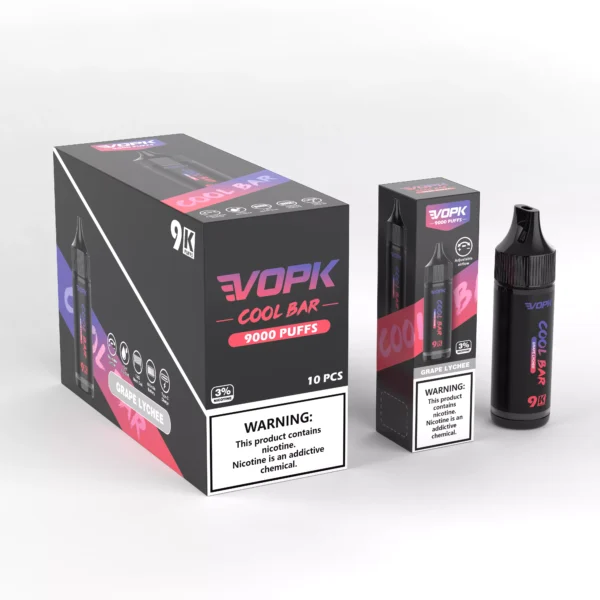 VOPK COOL BAR-9000 PUFFS 0% 2% 3% 5% Nicotine Disponibel Vape grossist - BeerVape - 4