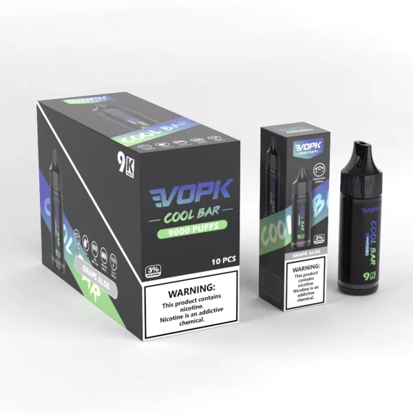 VOPK COOL BAR-9000 PUFFS 0% 2% 3% 5% Nicotine Disponibel Vape grossist - BeerVape - 3