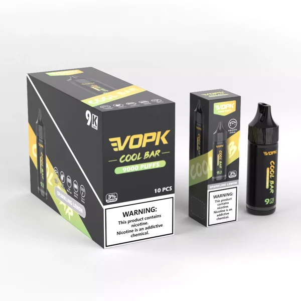 VOPK COOL BAR-9000 PUFFS 0% 2% 3% 5% Nicotine Disponibel Vape grossist - BeerVape - 2