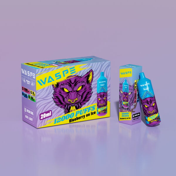 WASPE 12000 PUFFS 0% 2% 3% 5% Никотиновый одноразовый вейп оптом - BeerVape - 12
