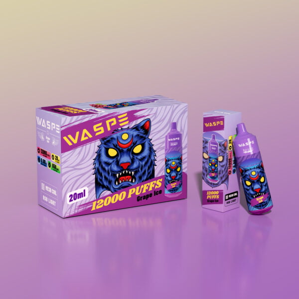 WASPE 12000 PUFFS 0% 2% 3% 5% Никотиновый одноразовый вейп оптом - BeerVape - 15