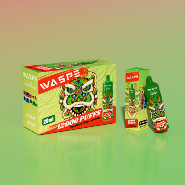 WASPE 12000 PUFFS 0% 2% 3% 5% Никотиновый одноразовый вейп оптом - BeerVape - 8