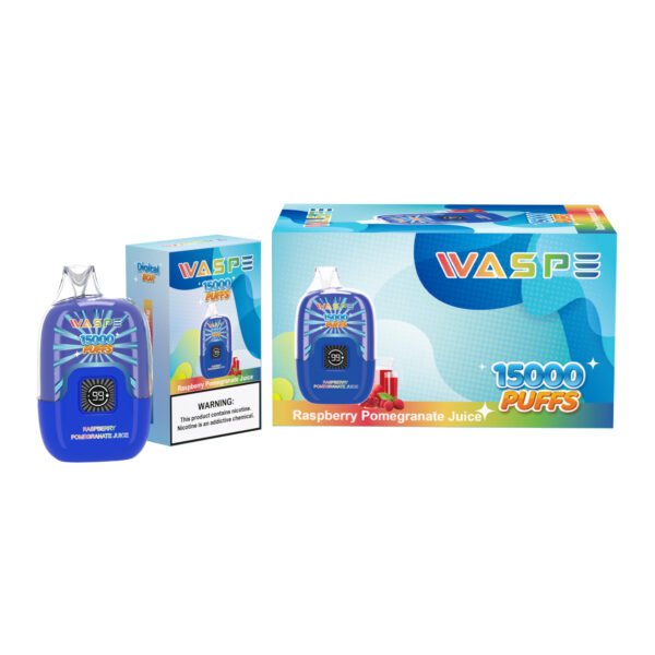 WASPE 15000 PUFFS Caja digital 0% 2% 3% 5% Nicotina Vape desechable al por mayor - BeerVape - 4