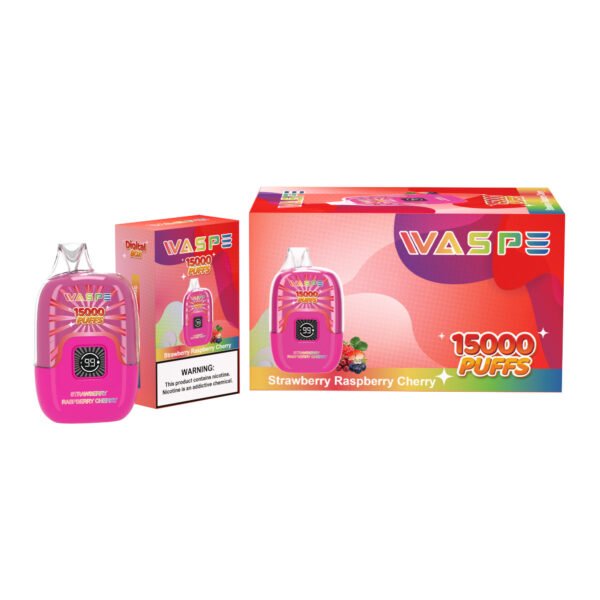 WASPE 15000 PUFFS Caja digital 0% 2% 3% 5% Nicotina Vape desechable al por mayor - BeerVape - 6