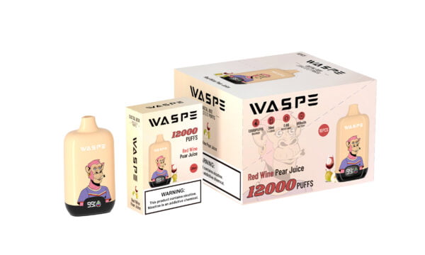 WASPE 12000 PUFFS Digital Box 0% 2% 3% 5% Nikotin engangsvape Engros - BeerVape - 5
