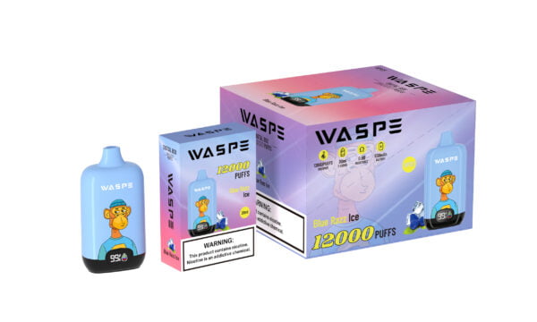 WASPE 12000 PUFFS Digital Box 0% 2% 3% 5% Nikotin engangsvape Engros - BeerVape - 7