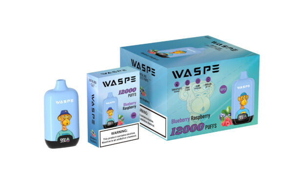 WASPE 12000 PUFFS Digital Box 0% 2% 3% 5% Nikotin engangsvape Engros - BeerVape - 8