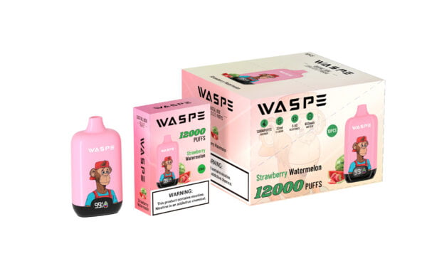 WASPE 12000 PUFFS Digital Box 0% 2% 3% 5% Nikotin engangsvape Engros - BeerVape - 4