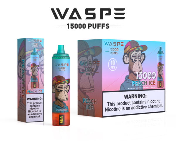 WASPE 15000 PUFFS 0% 2% 3% 5% Nicotina Vape desechable al por mayor - BeerVape - 7