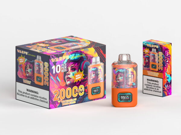 WASPE 20000 PUFFS Caja de malla dual 0% 2% 3% 5% Vape desechable de nicotina al por mayor - BeerVape - 14