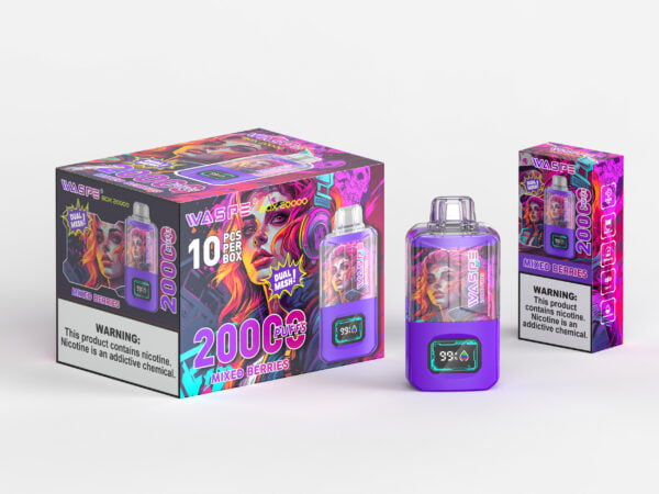 WASPE 20000 PUFFS Caja de malla dual 0% 2% 3% 5% Nicotina Vape desechable al por mayor - BeerVape - 6