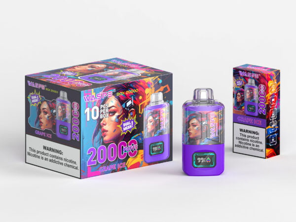 WASPE 20000 PUFFS Caja de malla dual 0% 2% 3% 5% Nicotina Vape desechable al por mayor - BeerVape - 9