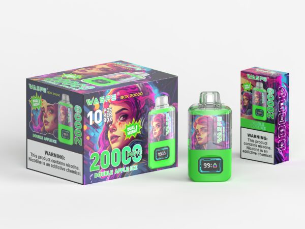 WASPE 20000 PUFFS Caja de malla dual 0% 2% 3% 5% Nicotina Vape desechable al por mayor - BeerVape - 10