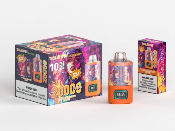 WASPE 20000 PUFFS Caja de malla dual 0% 2% 3% 5% Nicotina Vape desechable al por mayor - BeerVape - 12
