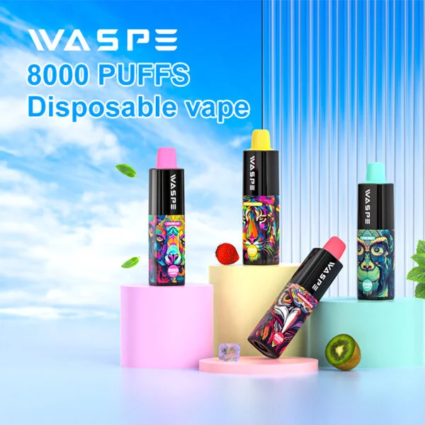 WASPE 8000 PUFFS 0% 2% 3% 5% Nicotina Vape desechable al por mayor - BeerVape - 1