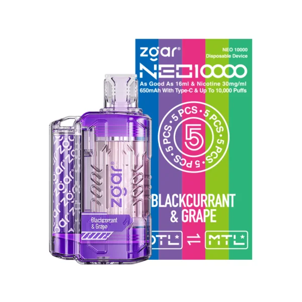 ZGAR NEO 10000 Puffs 3% wiederaufladbarer Nikotin-Einweg-Vape-Großhandel – BeerVape – 11