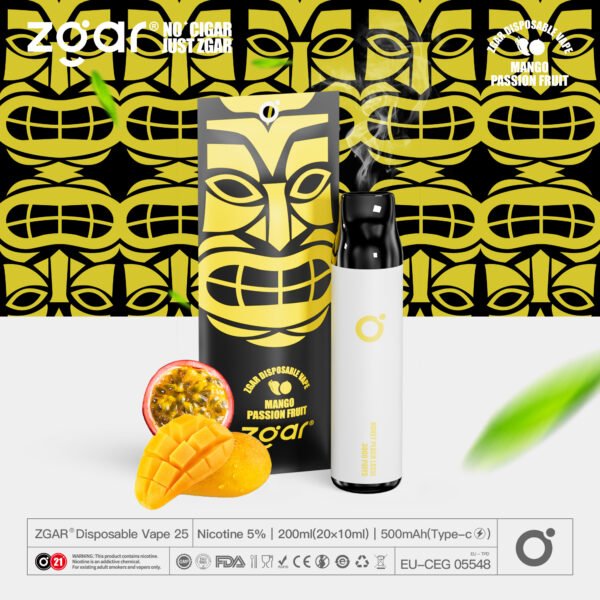 ZGAR ZG25 3000 soffi 5% Pod monouso ricaricabili alla nicotina all'ingrosso - BeerVape - 8
