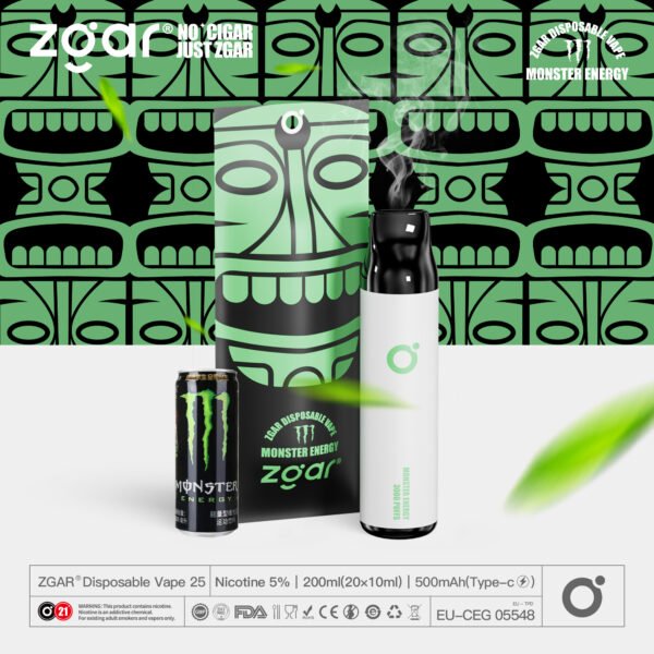 ZGAR ZG25 3000 soffi 5% Pod monouso ricaricabili alla nicotina all'ingrosso - BeerVape - 6