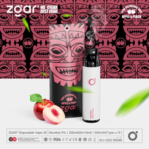 ZGAR ZG25 3000 soffi 5% Pod monouso ricaricabile alla nicotina all'ingrosso - BeerVape - 19