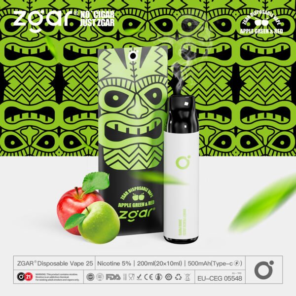 ZGAR ZG25 3000 soffi 5% Pod monouso ricaricabile alla nicotina all'ingrosso - BeerVape - 18