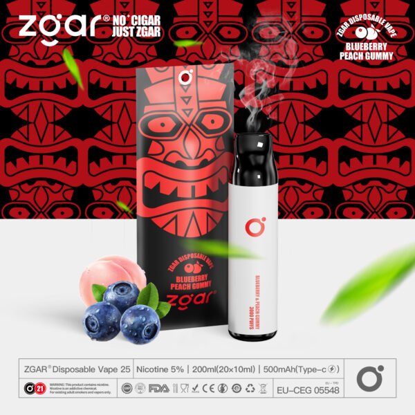 ZGAR ZG25 3000 soffi 5% Pod monouso ricaricabile alla nicotina all'ingrosso - BeerVape - 16