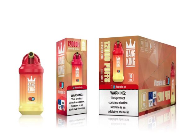 Bang King 12000 Puffs 0% 2% 3% 5% Vape reîncărcabil de unică folosință cu nicotină Comerț cu ridicata - BeerVape - 6