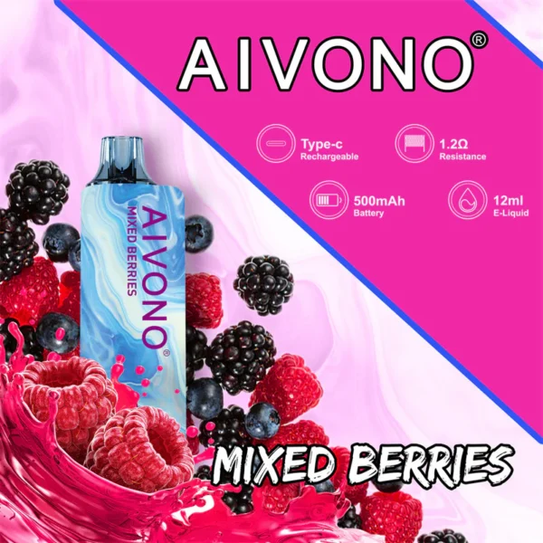 AIVONO AIM GUN 7000 Puffs 0% 2% 3% 5% Перезаряжаемые одноразовые ручки для электронных сигарет с низким содержанием никотина, оптовая покупка оптом - BeerVape - 6