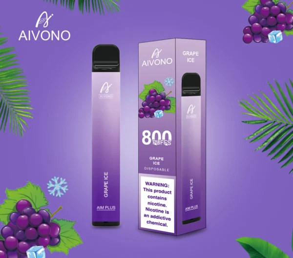 AIVONO AIM PLUS 800 pust 0% 2% 5% Genopladelige engangsvapes med lav nikotinindhold Pen Bulk Køb Engros - BeerVape - 6