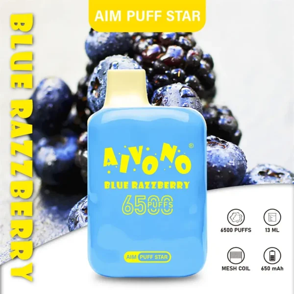 AIVONO AIM PUFFSTAR 6500 Puffs 0% 2% 5% Niskonikotynowy, jednorazowy, wielokrotnego ładowania Vapes Pen Luzem Kup hurtowo - BeerVape - 5