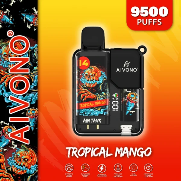 AIVONO AIM TANK 9500 Puffs 0% 2% 3% 5% Nikotynowe akumulatory jednorazowe Vapes Pen Luzem Kup hurtowo - BeerVape - 8
