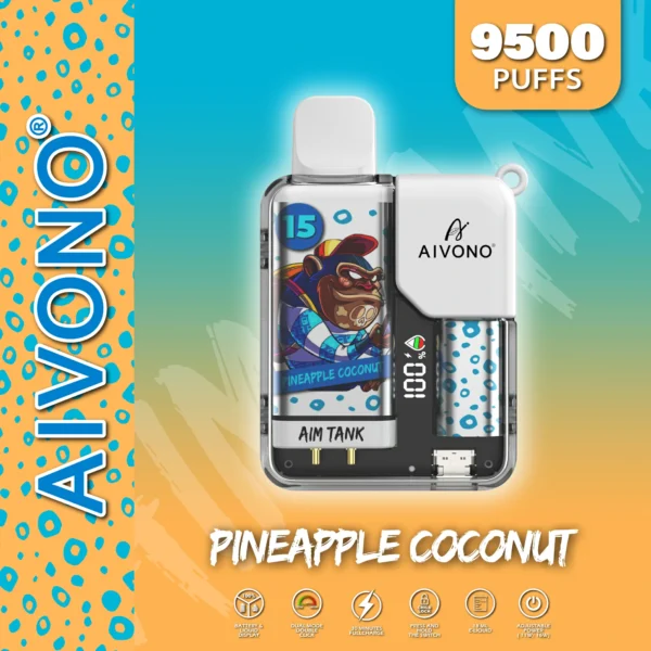 AIVONO AIM TANK 9500 Puffs 0% 2% 3% 5% Nikotynowe akumulatory jednorazowe Vapes Pen Luzem Kup hurtowo - BeerVape - 9
