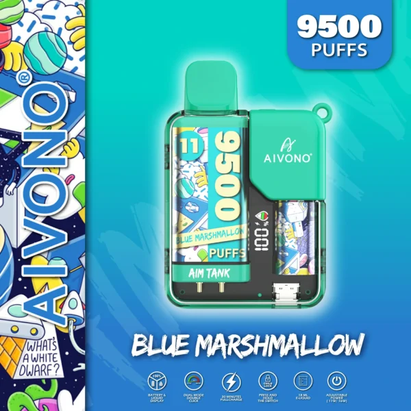 AIVONO AIM TANK 9500 Puffs 0% 2% 3% 5% Nikotynowe akumulatory jednorazowe Vapes Pen Luzem Kup hurtowo - BeerVape - 11